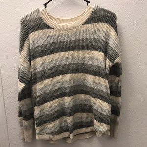 Pink Republic Plush Cropped Crewneck Sweater